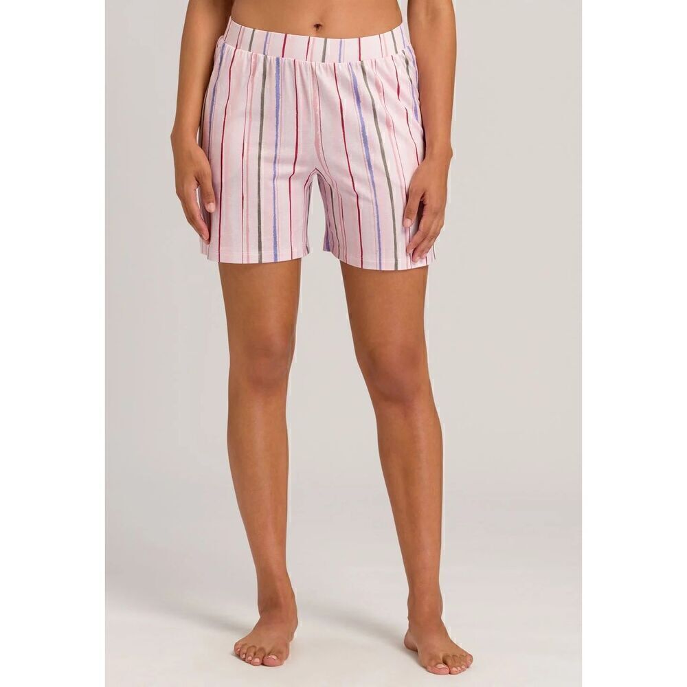 Hanro NWT sleep & lounge Trouser Short Tencel Stripe Size XL